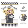 Magnolia Garden Welcome Friends Daisy Can 13 x 18 Inch Plaid Polyester Garden Flag - 2 of 2