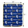 NHL Buffalo Sabres Repeat Logo Wordmark Ultra Soft Blanket - 3 of 3