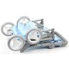 JC Toys Berenguer Boutique Stroller Folding Stroller with Canopy and Storage for Dolls - Blue - 3 of 3