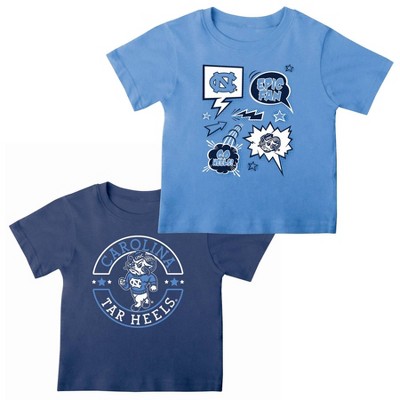 NCAA North Carolina Tar Heels Toddler Boys' 2pk T-Shirt - 2T