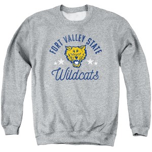 Fort Valley State University Official Wildcats Adult Crewneck Sweatshirt - 1 of 4
