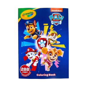 Crayola 288pg PAW Patrol Coloring Book with Sticker Sheets: Creative Toddler Activity for Kids 3+ by Nickelodeon - 1 of 4