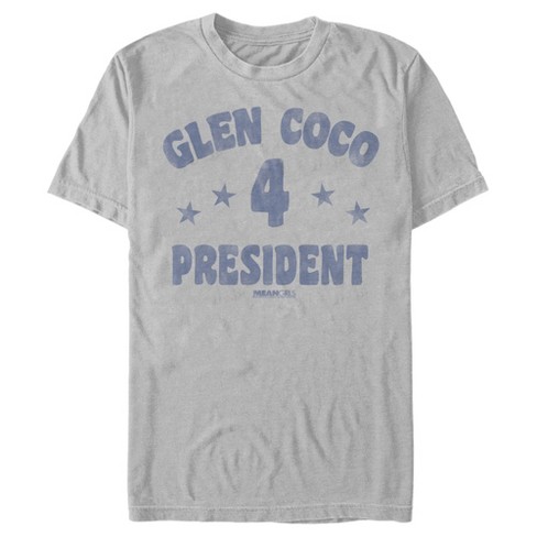 Glen Men\'s Large Mean Girls - Silver : Distressed Target T-shirt President Coco - 4