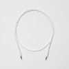 3' Audio Round Cable - heyday™ White - 3 of 3