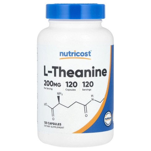 Nutricost L-Theanine, 200 mg, 120 Capsules - image 1 of 2