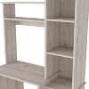 XIYUYEU Home Office Desk Modern Writing Desk with 5-Tier Open Bookshelves for Office - 4 of 4