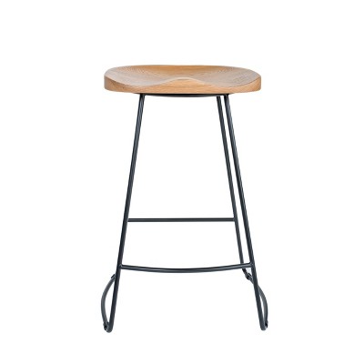 Mason Counter Height Barstool Natural - Adore Decor