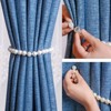 Tree City White Pearl Drawstring Decorative Tiebacks - 4 of 4