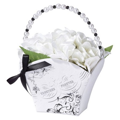 True Love Flower Bucket - White