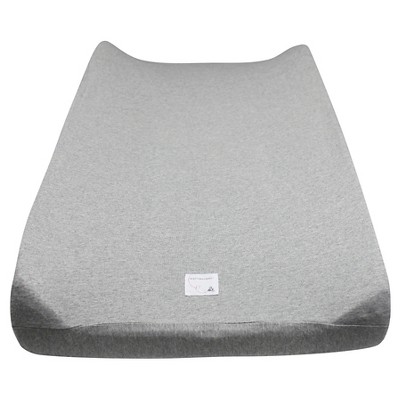 Image of Burt's Bees Baby® Organic Changing Pad Cover - Solid - Heather Gray