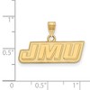 Black Bow Jewelry 14k Yellow Gold James Madison Dukes NCAA Small Pendant - 2 of 3
