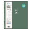 Blue Sky Weekly/Monthly Student Spiral Planner 8"x10" Spiral Fern Green - 3 of 4