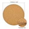 Unique Bargains DIY Crafts Round Non-slip Self-Adhesive Wood Material Sheets - 2 of 3