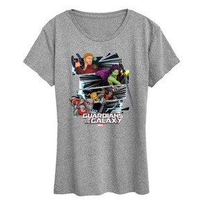 Women's - Marvel - Guardians of the Galaxy Panels Short Sleeve Graphic T-Shirt - 1 of 4
