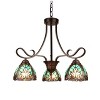 Chloe Lighting Liaison Victorian-Style 3-Light Antique Dark Bronze Finish Mini Chandelier 25" Wide - 3 of 4
