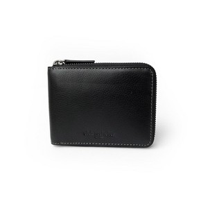 Club Rochelier Men's Full Leather Zipper Around Wallet with Center Wing - 1 of 4