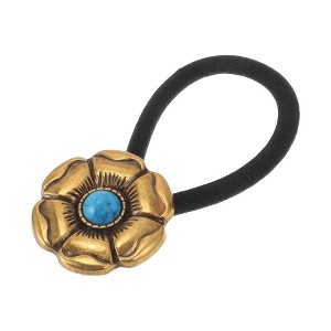 Unique Bargains Stylish Button Hair Tie for Women 1 Pc - 1 of 4