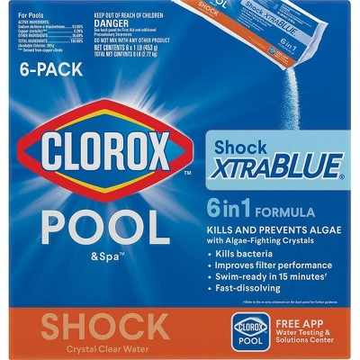 Clorox 6pk Shock XtraBlue - 6lb