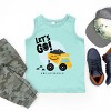 The Juniper Shop SmileyWorld Let's Go Dump Truck Youth Tank Top - 3 of 4