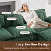 HYLEORY 105.9 in. Chenille Fabric 4-Seat Pillow Top Arm L-Shaped Secitonal Sofa with Ottoman - 3 of 4