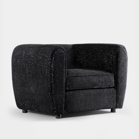 HOMES: Inside + Out Sunhaven Contemporary Boucle Fabric Deep Barrel Accent Armchair - image 1 of 4