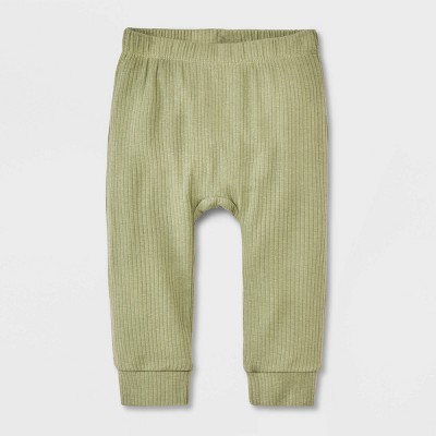 Baby Ribbed Jogger Pants - Cat & Jack™ Green Newborn
