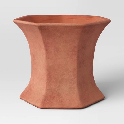 10.25" Ceramic Outdoor Planter Terracotta - Opalhouse™ designed with Jungalow™