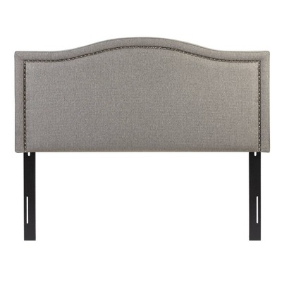 King Iverson Upholstery Headboard Gray