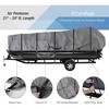 Pyle Universal Pontoon Boat Cover (PCVHP661) - 21’ to 24’ ft, Waterproof & Heavy-Duty - 2 of 4