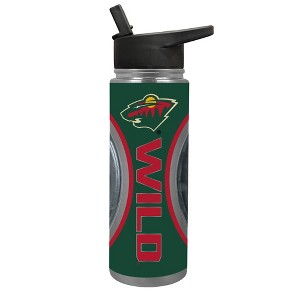 NHL Minnesota Wild Jr. Thirst Game Puck Water Bottle - 24oz - 1 of 4