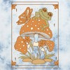 Juniors Womens Lost Gods Frog and Mushroom Tarot Card T-Shirt - image 2 of 4