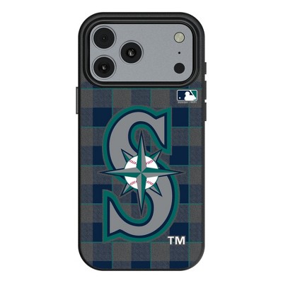 MLB American League Teams Plaid MagSafe Compatible Cell Phone Case for Apple iPhone 17 Series