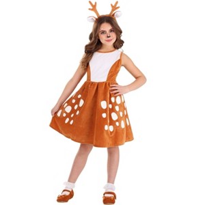 HalloweenCostumes.com Dazzling Deer Costume for Girl's - 1 of 2