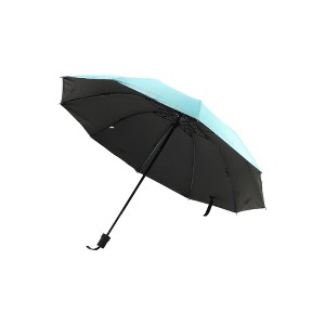 Unique Bargains Outdoor Umbrella 10-rib Little Beauty Manual Sun Protection Impact Cloth Vinyl 42.52"x29.13" 1 Pcs - 1 of 4