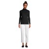 Lands' End Women's Supima Cotton Fitted Long Sleeve Turtleneck - 4 of 4