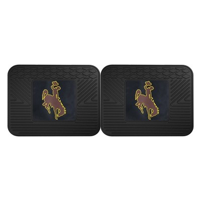 NCAA University of Wyoming Cowboys Vinyl Utility Mat Set - 2pc