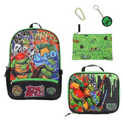 Ninja turtle shop backpack and lunchbox