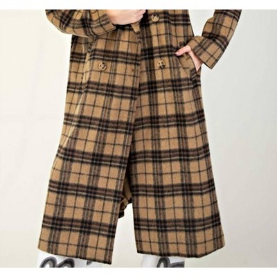Women's Unforgettable Plaid Coat - Easel