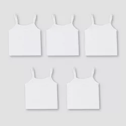 Fruit of the Loom Little Girls Tank Top Pack of 5 