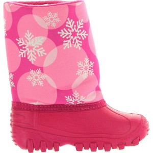 Girl Kid's Teddy Snowflake Boots - Tundra - 1 of 4