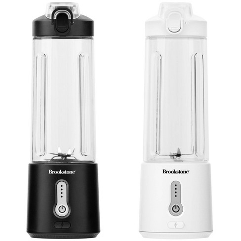 Brookstone Portable Blender Dual Pack - Black/white : Target