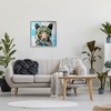 Stupell Industries Abstract Chaotic Bear Wildlife Black Framed Giclee Art - 2 of 4