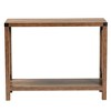 Baxton Studio Rumi Modern Farmhouse Natural Brown Finished Wood and Black Metal Console Table - 3 of 4