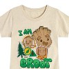 Girls' - Marvel - Guardians of the Galaxy Groot Sticker Fitted Short Sleeve Graphic T-Shirt - 2 of 4