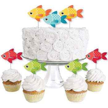 Fishing Birthday Cake Topper, Fisherman Cake Topper, Fishing Theme Party  Decor, Fishing Cake Decoration B031 