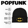 Batman Classic Bat Shield Logo Knit Beanie for Men and Women, Black - 2 of 4