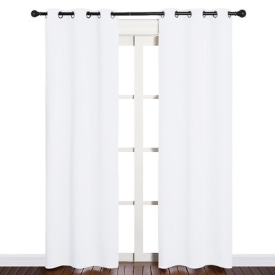 NICETOWN Grommet Top Blackout Curtains, Thermal Insulated Noise Reducing Window Drapes (Set of 2)