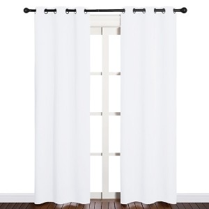 NICETOWN Grommet Top Blackout Curtains, Thermal Insulated Noise Reducing Window Drapes (Set of 2) - 1 of 4