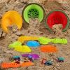Garvee Beach Sand Toys Set for Kids, Silicone Collapsible Beach Bucket Travel Beach Toys,2.5L 3PCS - 4 of 4