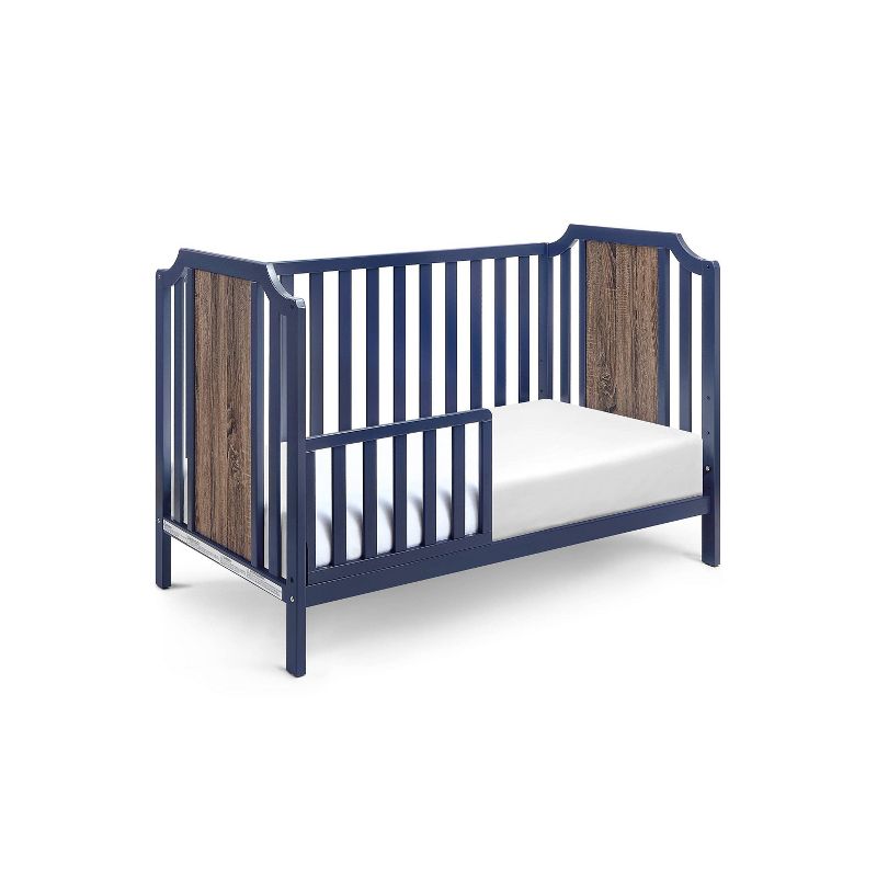 Suite Bebe Brees 3-in-1 Convertible Island Crib - Midnight Blue/Brownstone, 4 of 9